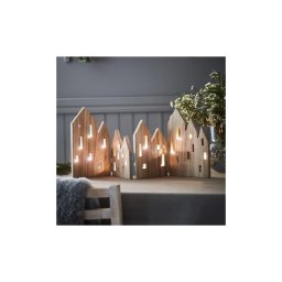 Decorațiune LED de Crăciun Markslöjd 705742 VIEW LED/0,9W/3V lemn