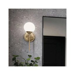 Aplică LED pentru baie Kichler KL-BENNO1-CPZ BENNO 1xG9/3W/230V IP44 alamă
