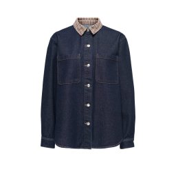 ONLY Cămaşă Onlvera Check Siji 15384824 BS000042 dark blue denim