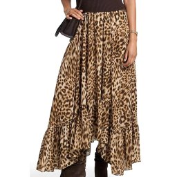 MICHAEL KORS Fusta High Low MF670N2LE4 211 dark camel