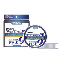 FIR VARIVAS CASTING MAX POWER PE X9 200m #1.2 25lb High Visibility White