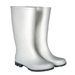Cizma pvc protectie tip-inalt alba - 41