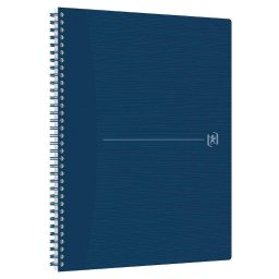 Caiet cu spirala A4+, OXFORD Origins, 70 file-90g/mp, Scribzee, coperta PP - dictando - albastru