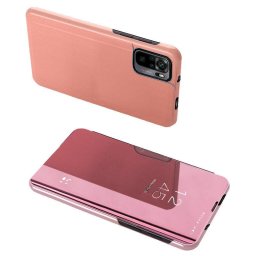 Husa Clear View Case flip case Xiaomi Redmi Note 11 Pro+ 5G (China) / 11 Pro 5G (China) / Mi11i HyperCharge / Poco X4 NFC 5G pink