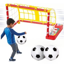 B19A5 Poartă de fotbal cu țintă mobilă + MINGE