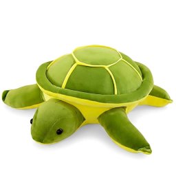 B48Z1 Jucărie/pernă din pluș moale în formă de broască țestoasă (45 cm)