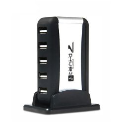 Hub USB 2.0 cu 7 porturi + adaptor de alimentare K462A (Nou)