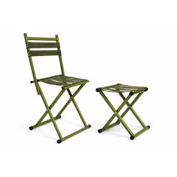 L18G Scaun pliabil pentru camping/pescuit (set de 2)