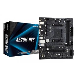 Asrock A520M-HVS AMD A520 Mufă AM4 micro-ATX