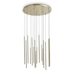 Candelabru Look 371153, LED 31W 3000K, D 70 cm, alamă, aluminiu