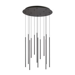 Candelabru Look 341095, LED 19W 2700K, D 60 cm, negru, aluminiu