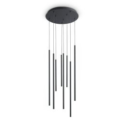 Candelabru Look 371177, LED 16W 3000K, D 45 cm, negru, aluminiu