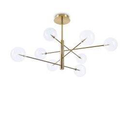 Candelabru Equinoxe 275215, 8xG4 2W, D 128 cm, alamă, metal