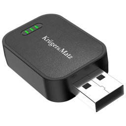Adaptor wireless Android Auto si Apple CarPlay Kruger&Matz, Wi-Fi Dual Band, Bluetooth, USB-A/USB-C, KM2025