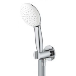 Set dus cu porter si alimentare Grohe New Tempesta 110, crom lucios