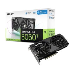 PNY VCG5060T16DFXPB1-O Overclocked Dual Fan GeForce RTX 5060 Ti 16GB GDDR7 DLSS4