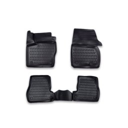 Covoare cauciuc tip tavita pentru Ford Focus III Facelift 2015-2019, set 4 buc (A80-X108)