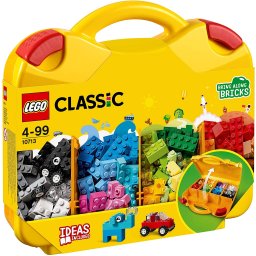 LEGO Classic Valiza Creativa 10713, set constructie multicolor pentru copii