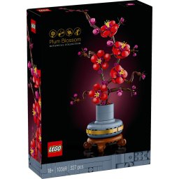 LEGO Botanicals Flori de Prun 10369, set decor floral pentru adulti