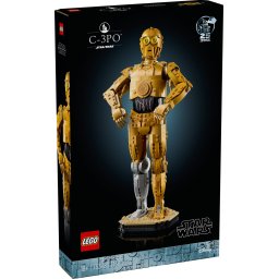 LEGO Star Wars C-3PO 75398, figurina de colectie construibila pentru adulti