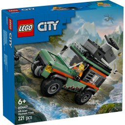 LEGO City Camioneta 4x4 Off-Road 60447 cu 221 piese pentru copii 6+