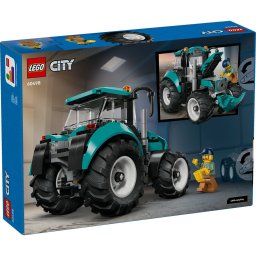 LEGO City Tractor agricol 60498 pentru copii 6+ ani, 204 piese