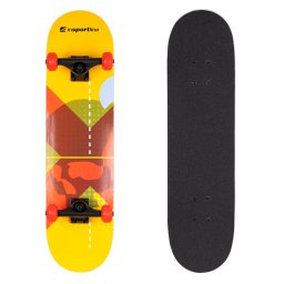 Skateboard inSPORTline Croskull cu rulmenti ABEC 7 si roti PU 95A