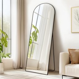 Oglinda de podea Songmics 160x50 cm, rama aluminiu, sticla securizata