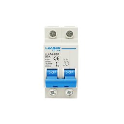 Siguranta automata bipolara 2P 25A 415VAC Leader pentru sina DIN