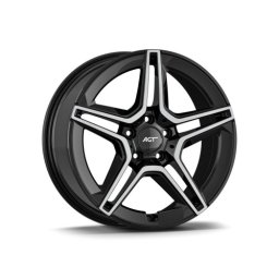 Jante aliaj AGT 17 inch 5x112 ET38 diamond cut pentru Mercedes Audi VW