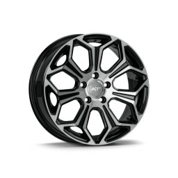 Set 4 jante aliaj AGT 16 inch 5x112 ET40 diamond cut pentru VW, Mercedes