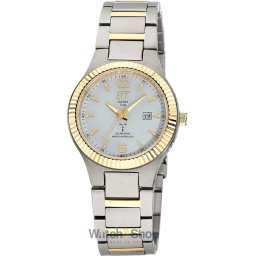 ETT Eco Tech Time ETT Eco Tech Time ELT-11672-12M Ladies Watch Solar Radio Titanium Everest Lady 32mm 5ATM ELT-11672-12M