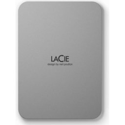 HDD Extern LACIE by Seagate Mobile Drive V2 5TB, USB 3.0, 2.5inch, Moon Silver