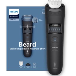 Aparat de tuns barba PHILIPS Series 5000 BT5780/15, acumulator, autonomie 100 min, Black