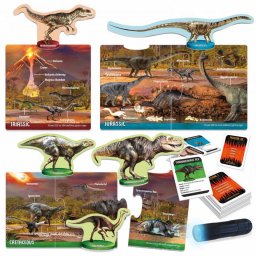 Headu Stem - Joc Cu Lanterna Uv - Descopera Dinozaurii