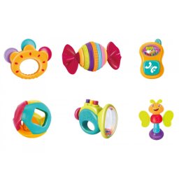 Set 6 Jucarii Zornaitoare Pentru Bebelusi
