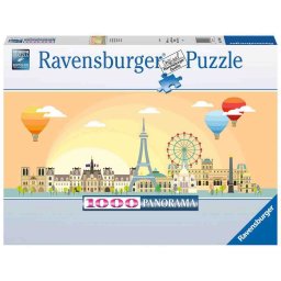 Puzzle Panorama Paris, 1000 Piese