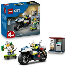 Set LEGO City - Urmărire cu motocicleta de poliţie (60455)