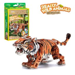 Cubic Fun - National Geographic Animale Salbatice Puzzle 3D Tigru Siberian 87 piese