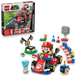 Set LEGO Super Mario - Mario Kart – LEGO Mario interactiv si Standard Kart (72043)