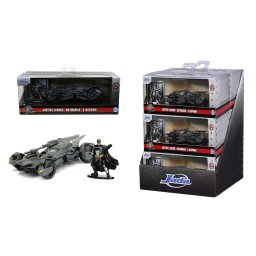 Jada Dc Justice League Set Figurina Batman Si Masinuta Metalica Batmobile Scara 1 La 32