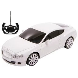 Masina Cu Telecomanda Bentley Continental Gt Alb Cu Scara 1 La 24