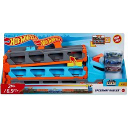 Hot Wheels 2 In 1 Mega Transportator Masini Pista