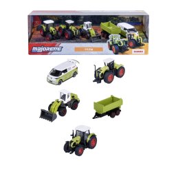 Majorette Class Set 5 Vehicule Agricole Metalice Farm 7.5Cm