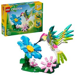 Set LEGO Creator - Animale sălbatice: Colibri colorat (31384)