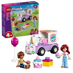 Set LEGO Friends - Mașină-unicorn pentru livrare de torturi (42675)