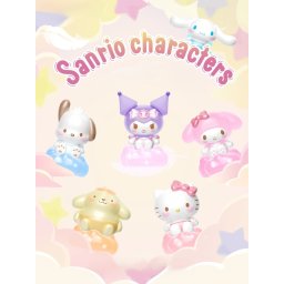 Hello Kitty - Figurina ascunsa in folie, 4 cm, Baby Angel
