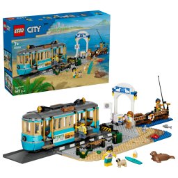Set LEGO City - Tramvai de plajă clasic (60506)