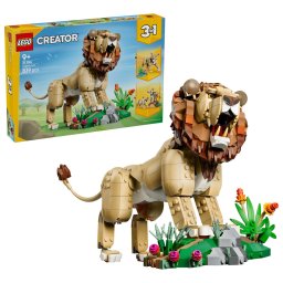 Set LEGO Creator - Animale sălbatice: Leu maiestuos (31386)