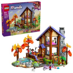 Set LEGO Friends - Cabană primitoare în pădure toamna (42705)